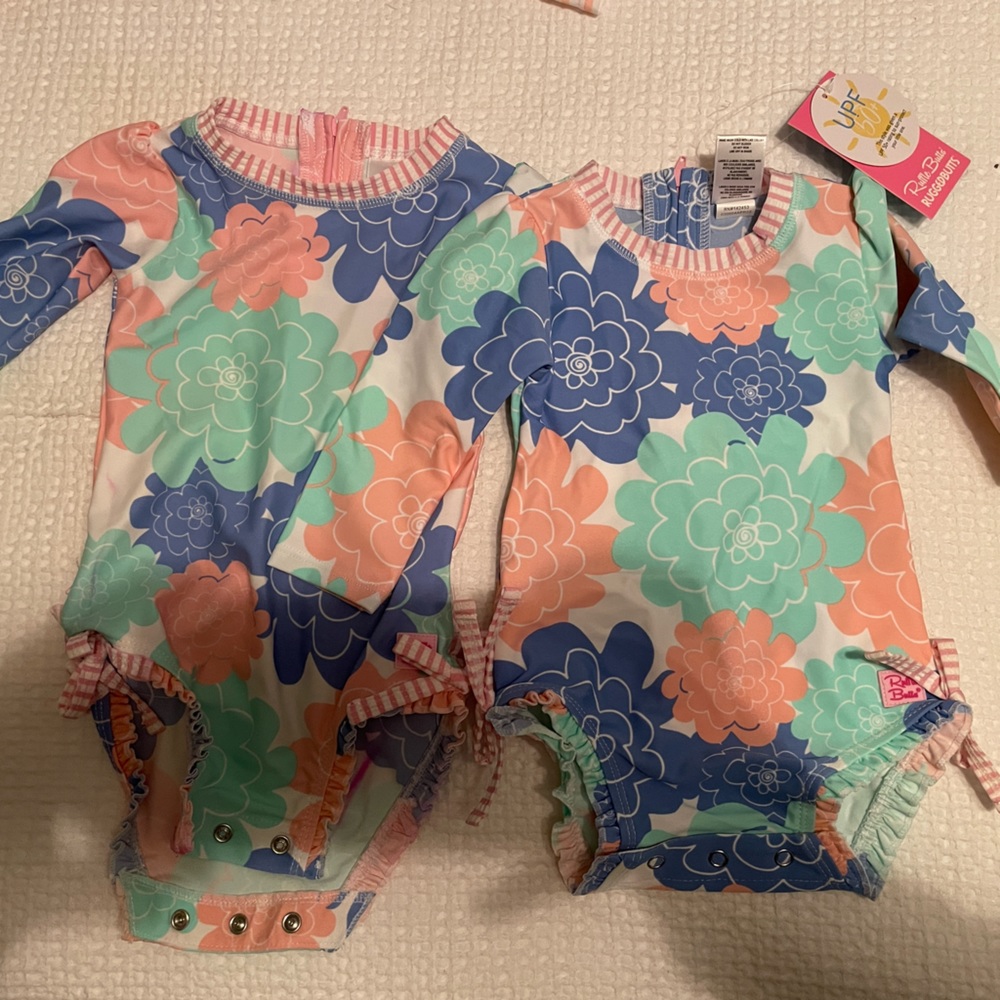 3 Rufflebutts swimsuits - Picture 2 of 3